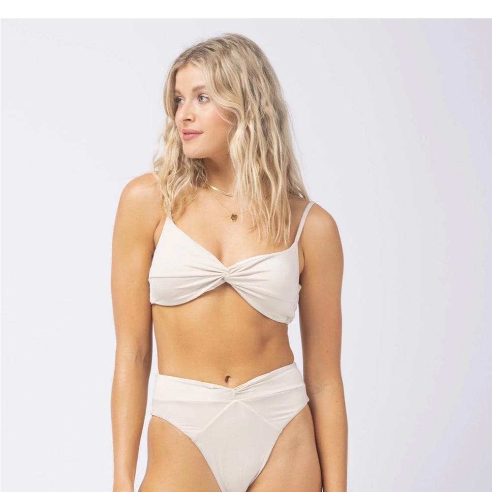 L*space shimmer bikini top